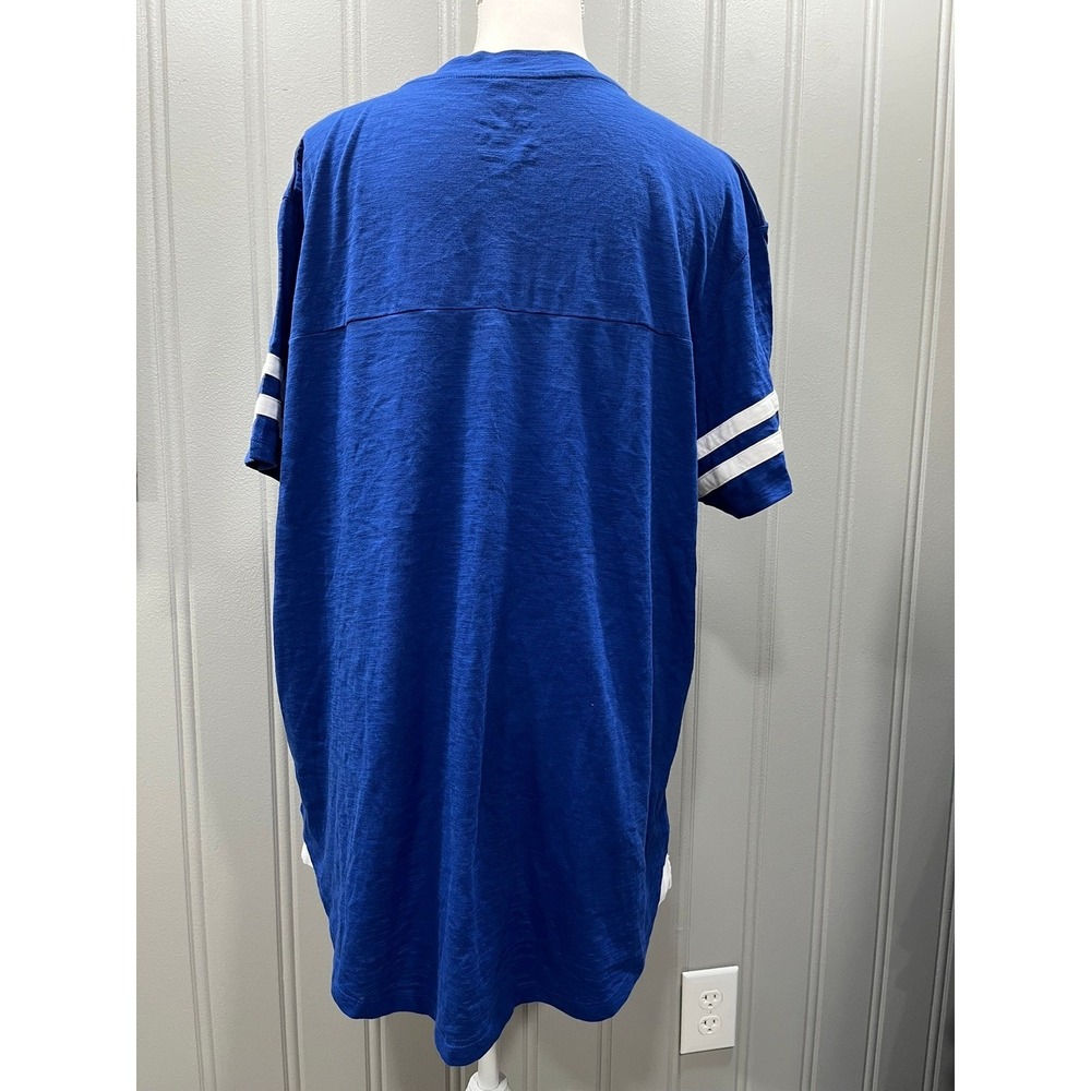 Fanatics Womens 3XL Royal Blue Buffalo Bills V Neck T Shirt Rhinestone NFL - Picture 4 of 4
